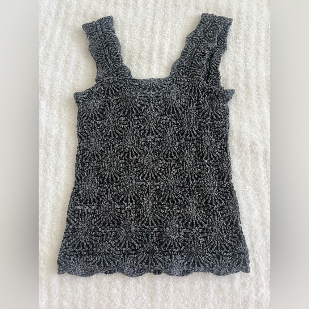 Free People Love Letter Cami size M/L Black New